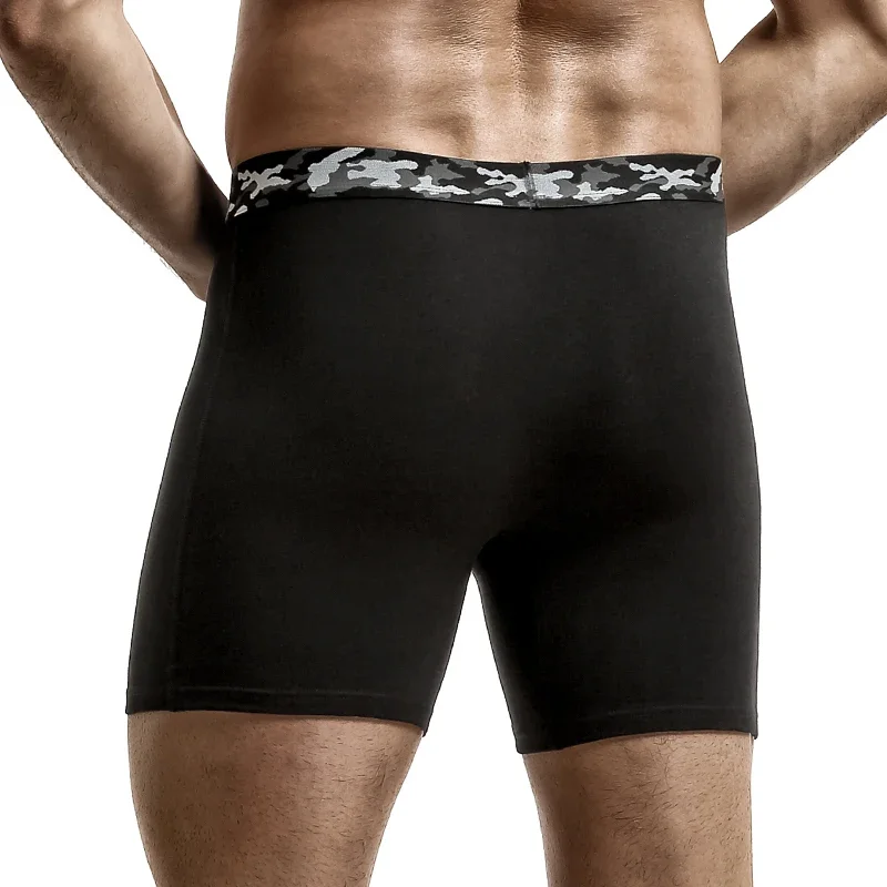 Boxer Brief Pack Cotton - Plus-size men's underpants anti-wear leg cotton