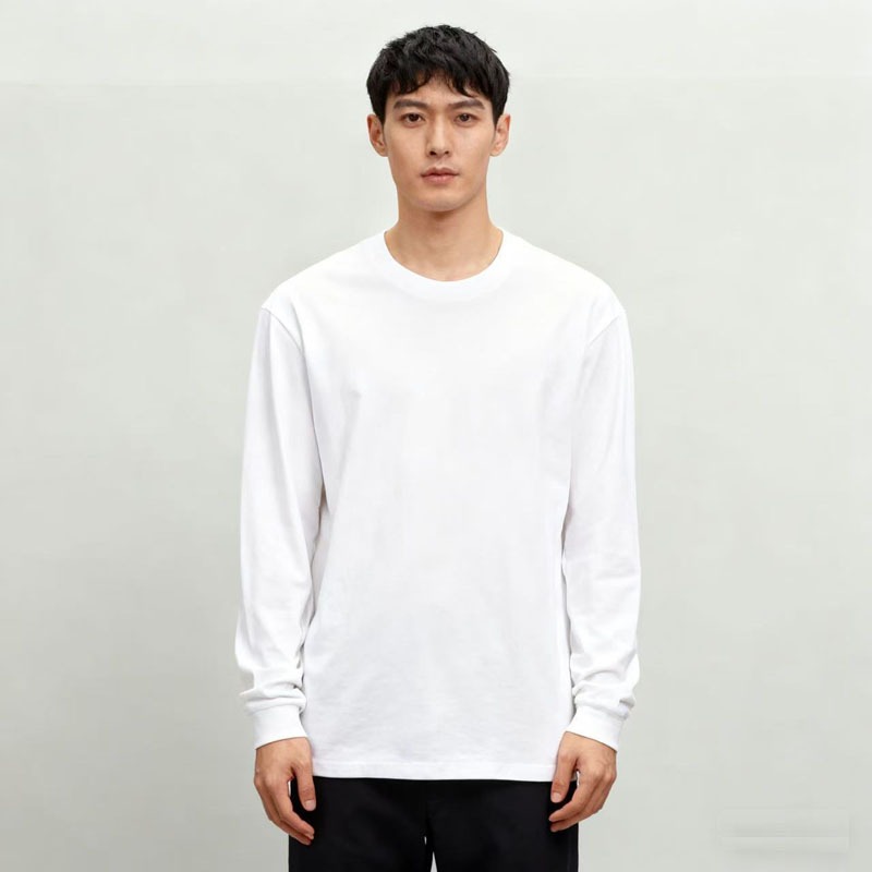 Undershirt Crew Neck - Men American Heavyweight Cotton Crew Neck