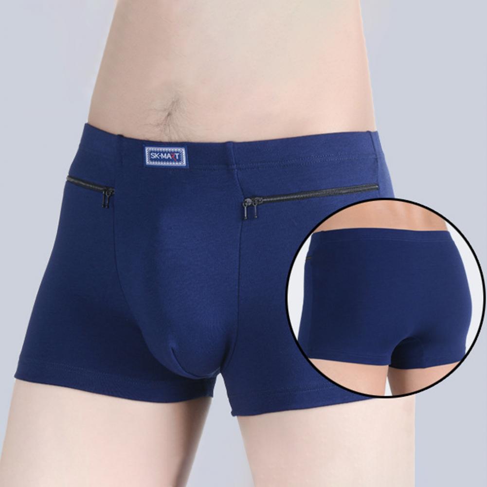 Men's Pockets Underwear Anti-t - огляд і ціна Boxer Brief Pack Cotton