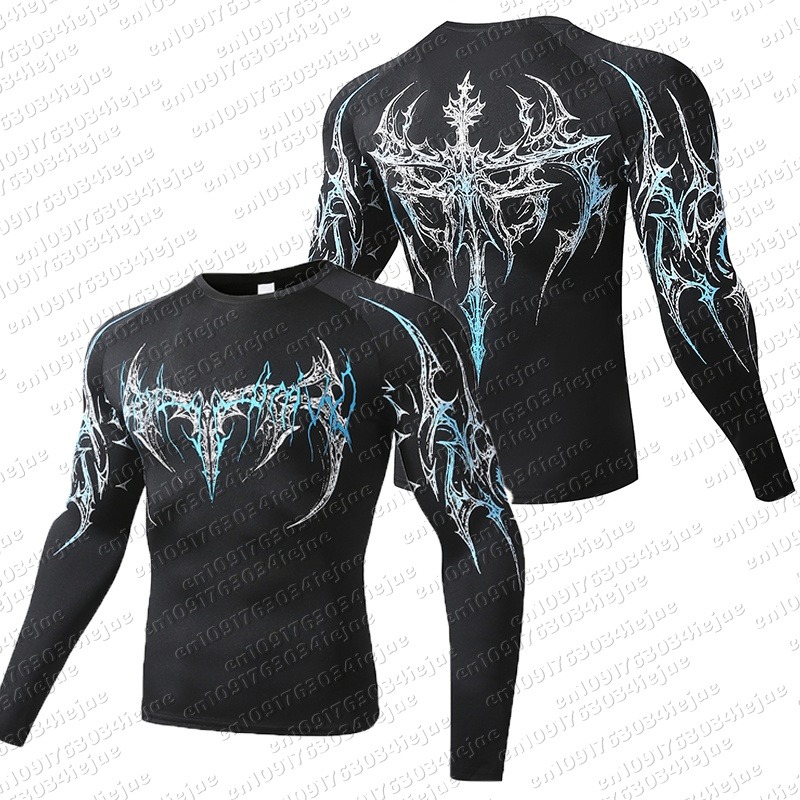 Compression Shirt Men Casual S - огляд і ціна T Shirt Tight Fit