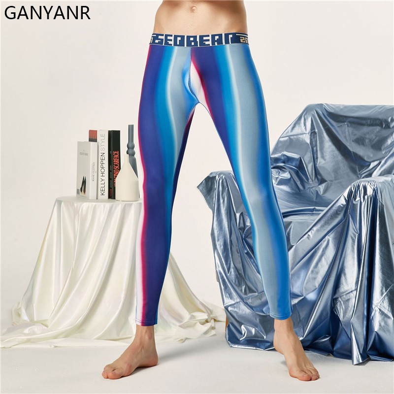 GANYANR Running Tights Men Com - огляд і ціна Compression Long Pant