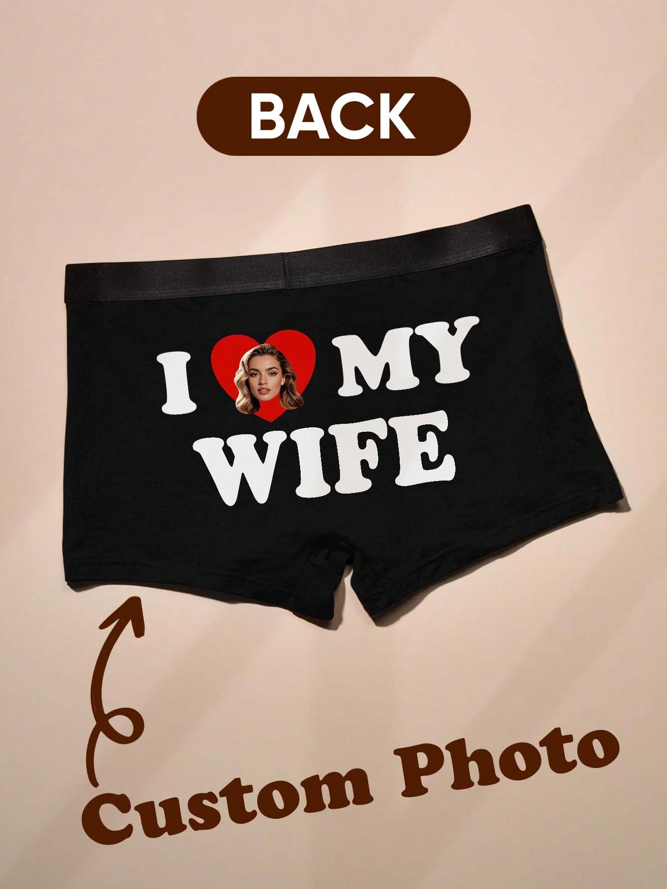 Custom Photo Boxers for Men Pe - огляд і ціна Boxer Brief Pack Cotton
