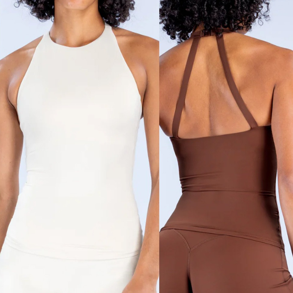 Women Halter Tank Top Built In - огляд і ціна Suspender Tank Top