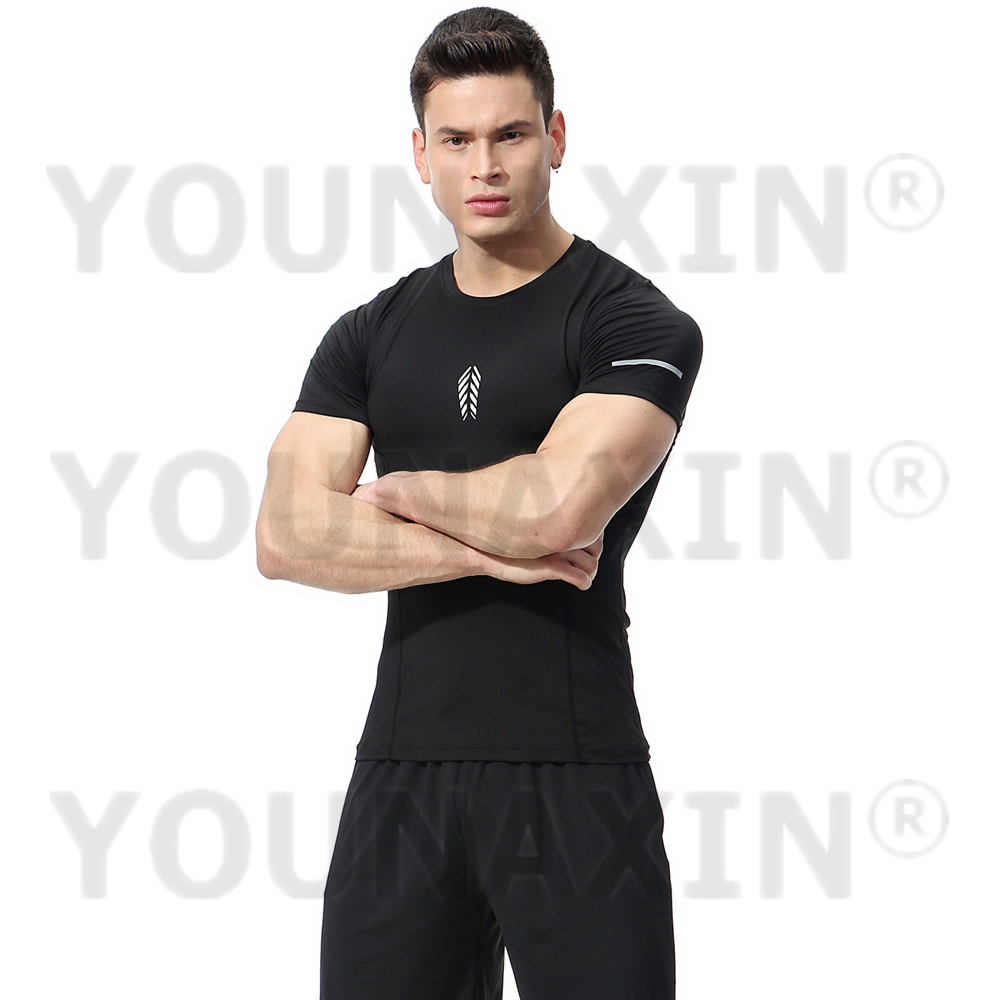 Men's Short Sleeves T-Shirt Gy - огляд і ціна T Shirt Tight Fit